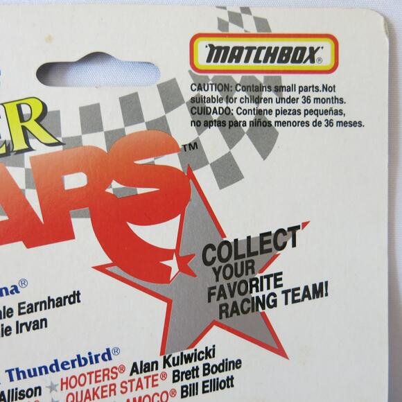 Vintage MATCHBOX Racing Super Stars *NEW* Quaker State Bodine #26 1992 Die Cast - Picture 5 of 7